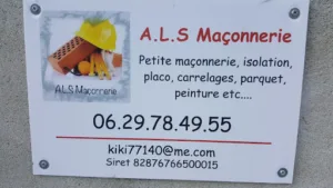 A.L.S Maçonnerie à Ervauville