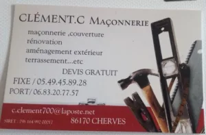 CLEMENT.C Maçonnerie à Cherves