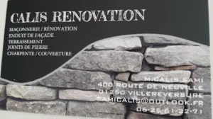 Calis Sami Rénovation Maçonnerie Charpente à Villereversure