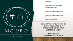 MG Pro Rénovation à Estrablin